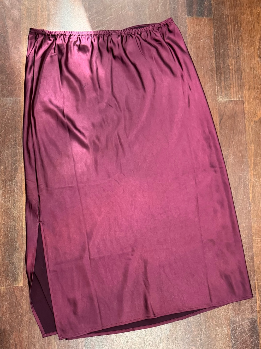 Old Navy Satin Midi Skirt with Side Slit